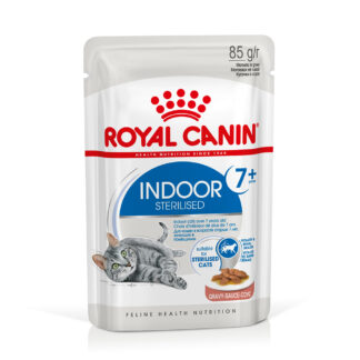 Royal Canin Indoor Sterilised 7+ v omáčce - 24 x 85 g