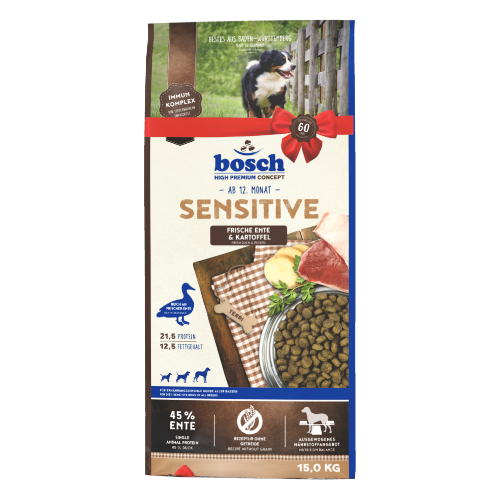 bosch Sensitive Duck & Potato - výhodné balení 2 x 15 kg