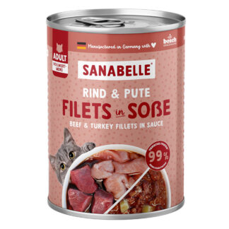 Sanabelle All Meat 12 x 380 g - hovězí a krůtí