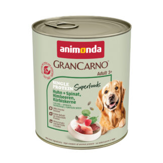 Animonda GranCarno Adult Superfoods 24 x 800 g - kuřecí + špenát