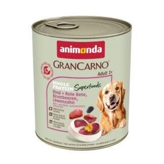 Animonda GranCarno Adult Superfoods 24 x 800 g - hovězí + červená řepa