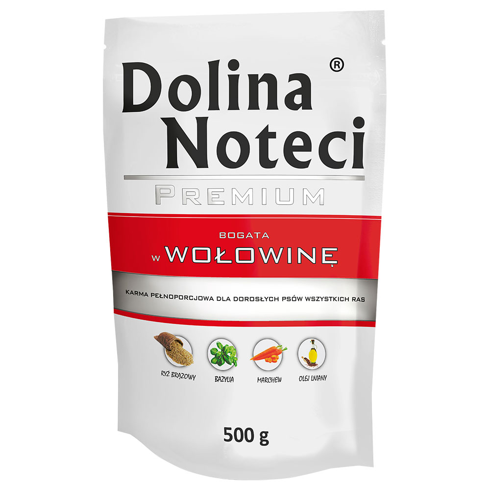 Dolina Noteci Premium Pouches 20 x 500 g - hovězí