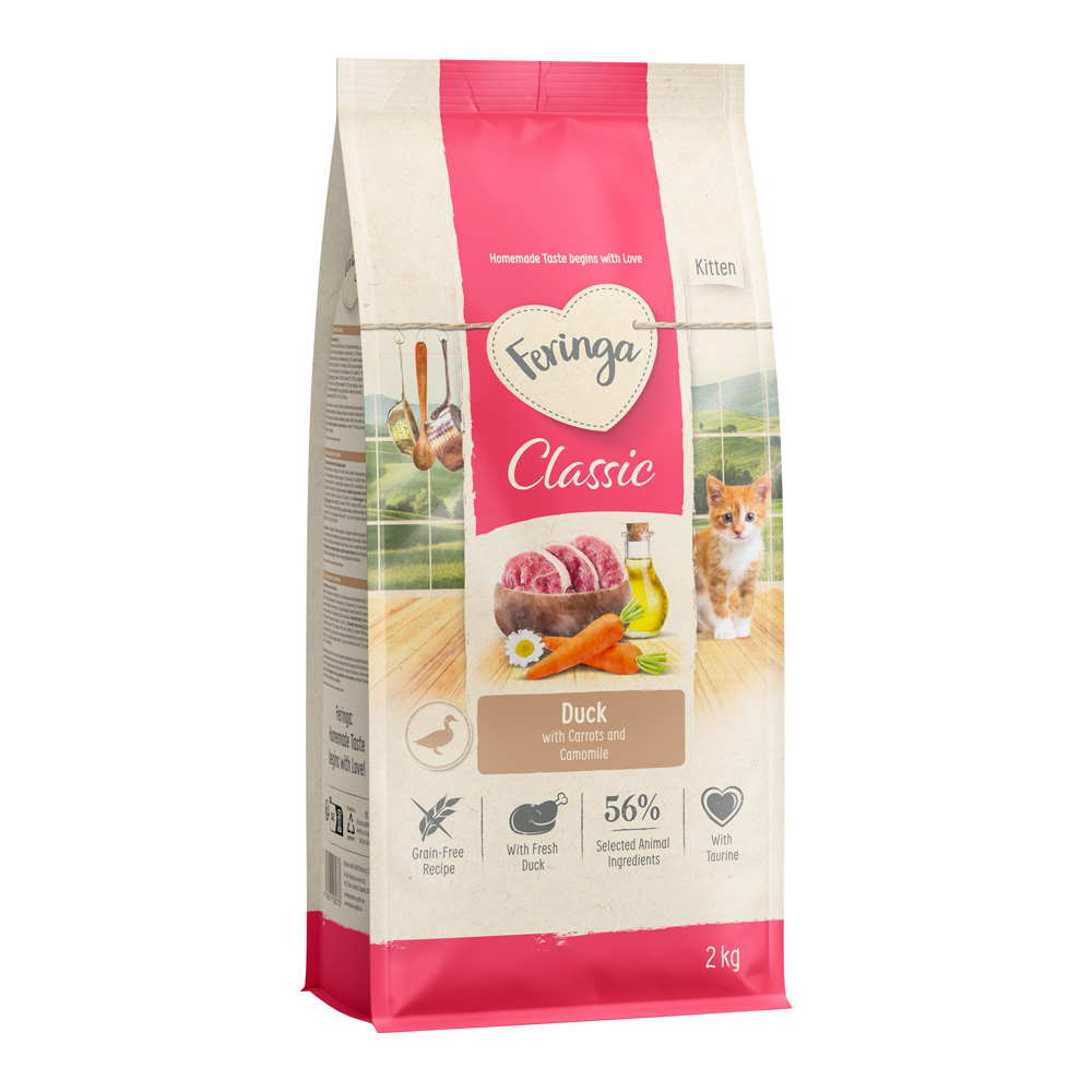 Feringa Kitten kachní - NOVINKA : Výhodné balení 10 kg (5 x 2 kg)