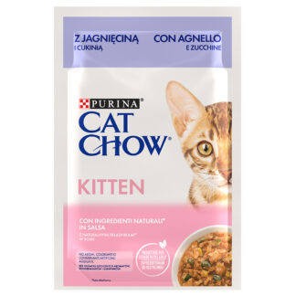 Cat Chow 2 x 26 kapsiček (52 x 85 g) - Kitten jehněčí a cuketa