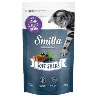 Výhodné balení Smilla Soft Sticks 3 x 50 g - jehněčí s bezinkami