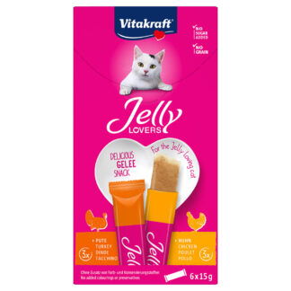 Vitakraft Jelly Lovers kuřecí a krůtí - 48 x 15 g