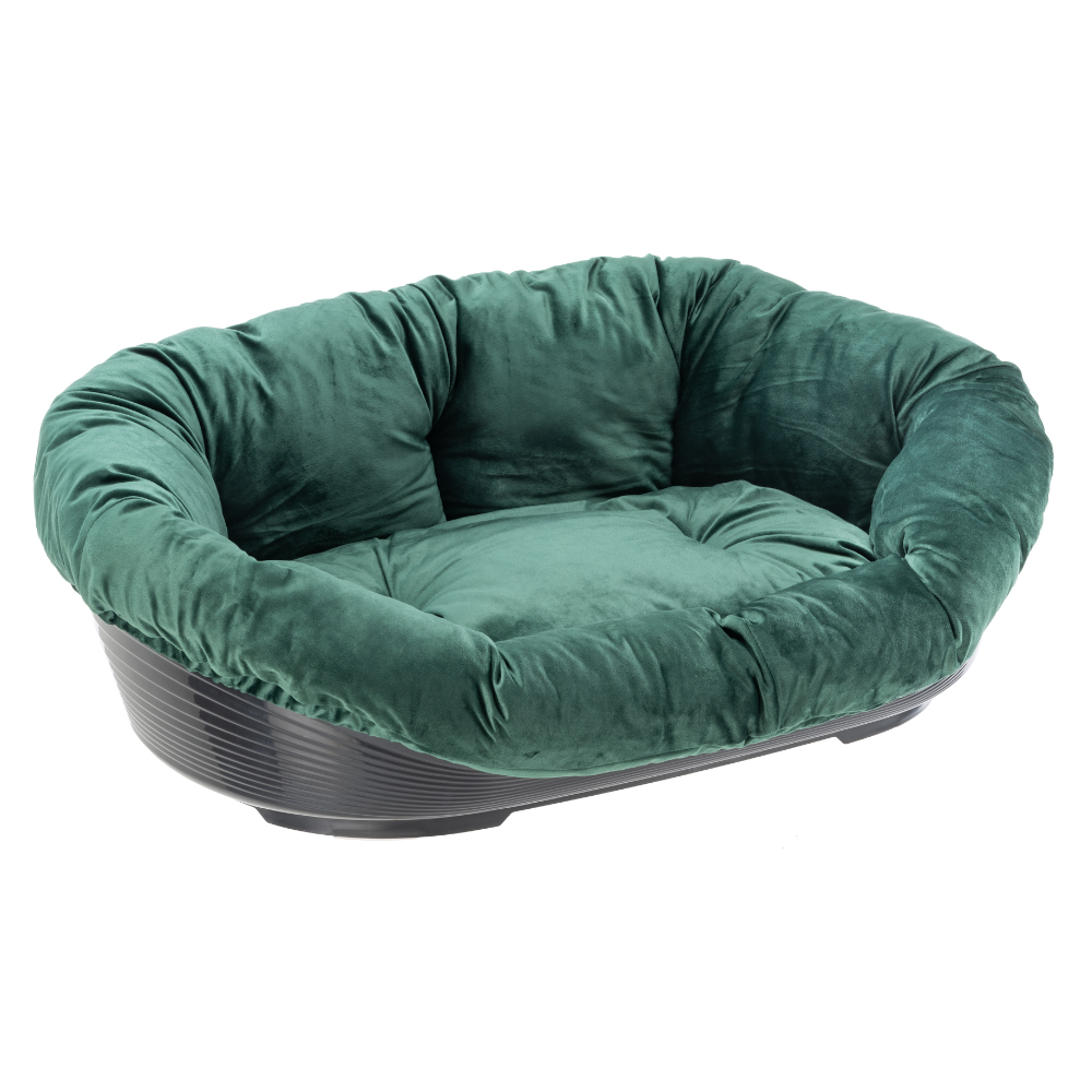 Ferplast Siesta Deluxe koš černý s potahem Sofa