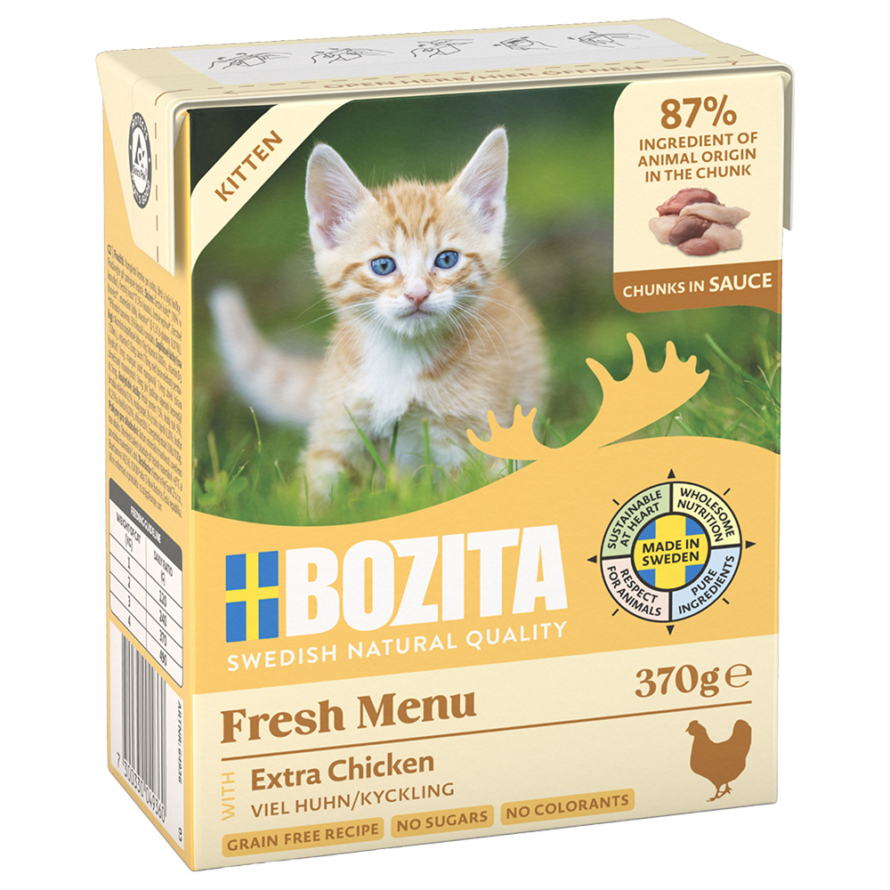 Bozita Tetra kousky v omáčce 24 x 370 g - kuřecí kitten