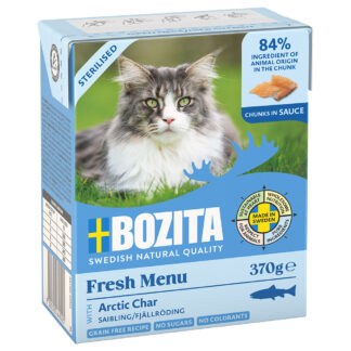 Bozita Tetra kousky v omáčce 24 x 370 g - Sterilised siven v omáčce