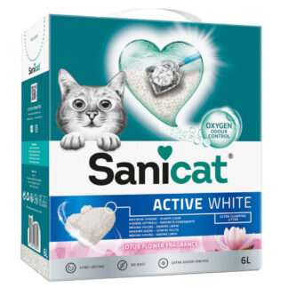 Kočkolit Sanicat 6 l - Active White Lotus Flower