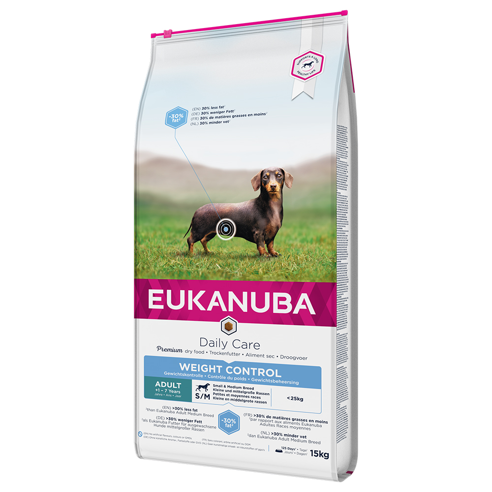 Eukanuba Daily Care Weight Control Small/Medium Adult Dog - 15 kg