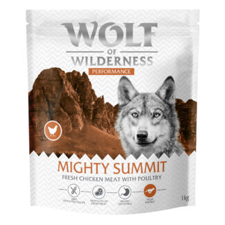 Wolf of Wilderness "Explore The Mighty Summit" Performance - bez obilovin - Výhodné balení: 4 x 1 kg nová receptura