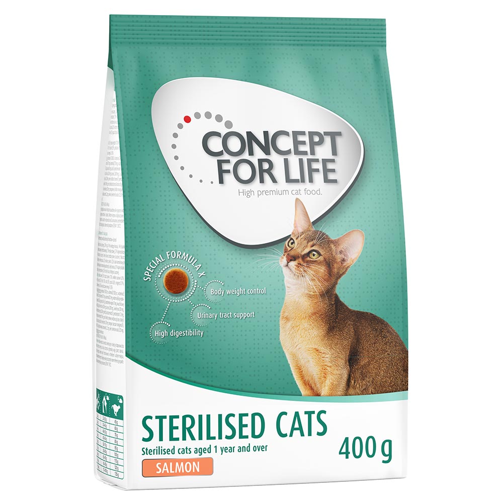 Concept for Life Sterilised Cats losos - 400 g