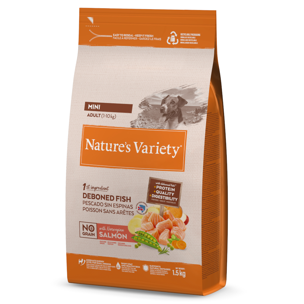 Nature's Variety No Grain Mini Adult losos - 3 x 1