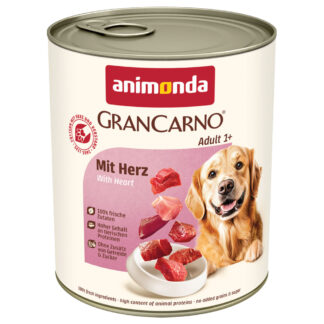 animonda GranCarno Original výhodná balení  24 ks (24 x 800 g) - srdce