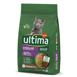 Ultima Cat Sterilised Adult losos - výhodné balení: 2 x 10 kg