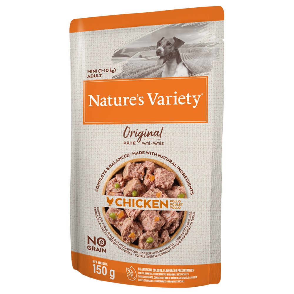 Výhodné balení Nature's Variety Original Paté No Grain Mini 16 x 150 g - kuřecí