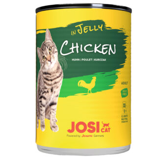 JosiCat konzerva v želé 24 x 400 g - kuřecí