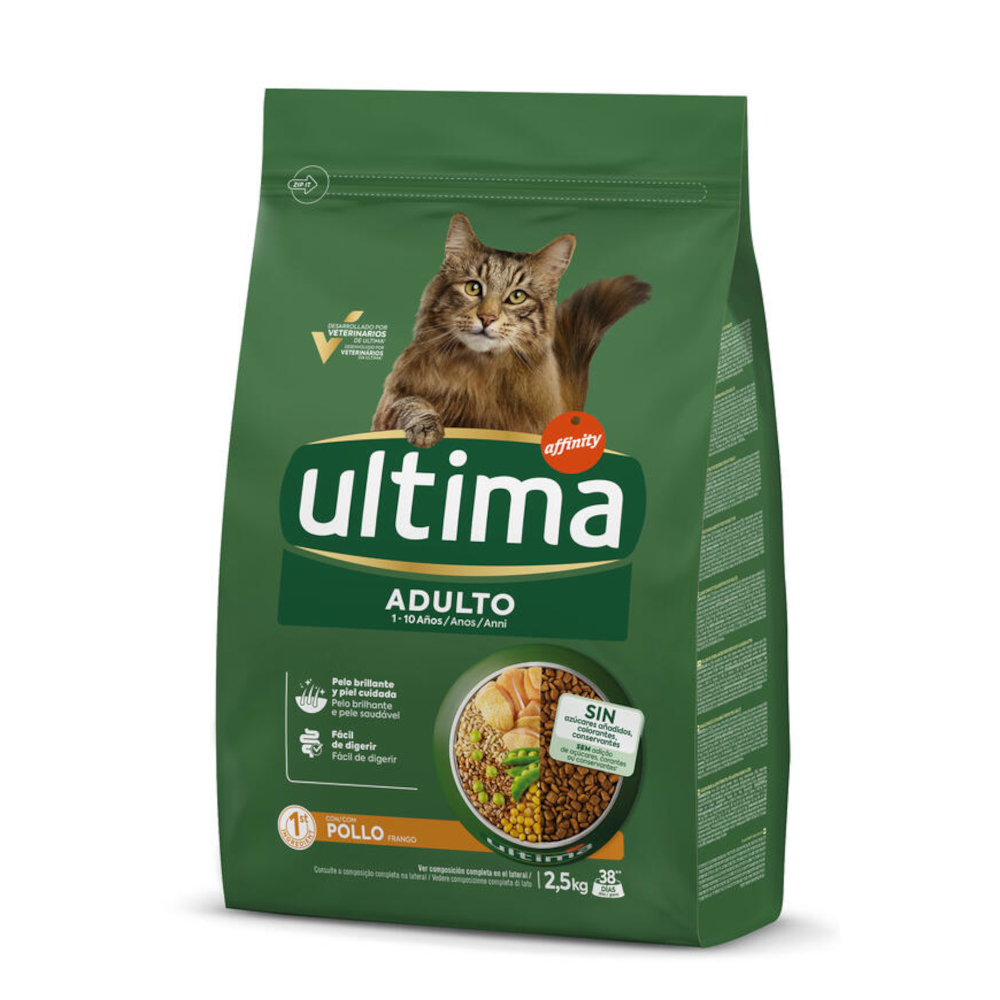 Ultima Cat Adult kuřecí - výhodné balení: 2 x 2