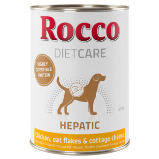 Rocco Diet Care Hepatic kuřecí s ovesnými vločkami a sýrem cottage 400 g - 24 ks (24 x 400 g)