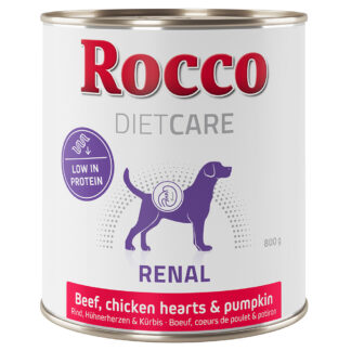 Rocco Diet Care Renal hovězí s kuřecími srdíčky a dýní 800 g - 24 ks (24 x 800 g)