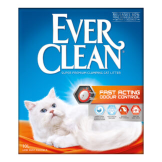 Ever Clean® Fast Acting Odour Control hrudkující kočkolit - 2 x 10 l