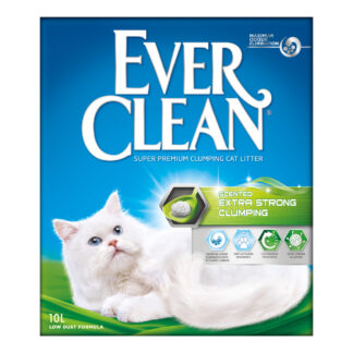 Ever Clean® Extra Strong hrudkující kočkolit – svěží vůně - 2 x 10 l