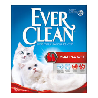 Ever Clean® Multiple Cat hrudkující kočkolit - 2 x 10 l