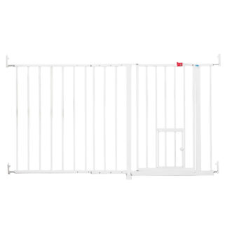 Carlson extra široká zábrana s dvířky pro kočky - výška 76 cm