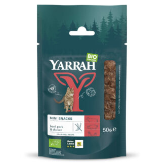 Yarrah Bio Mini Snack pro kočky - 6 x 50 g