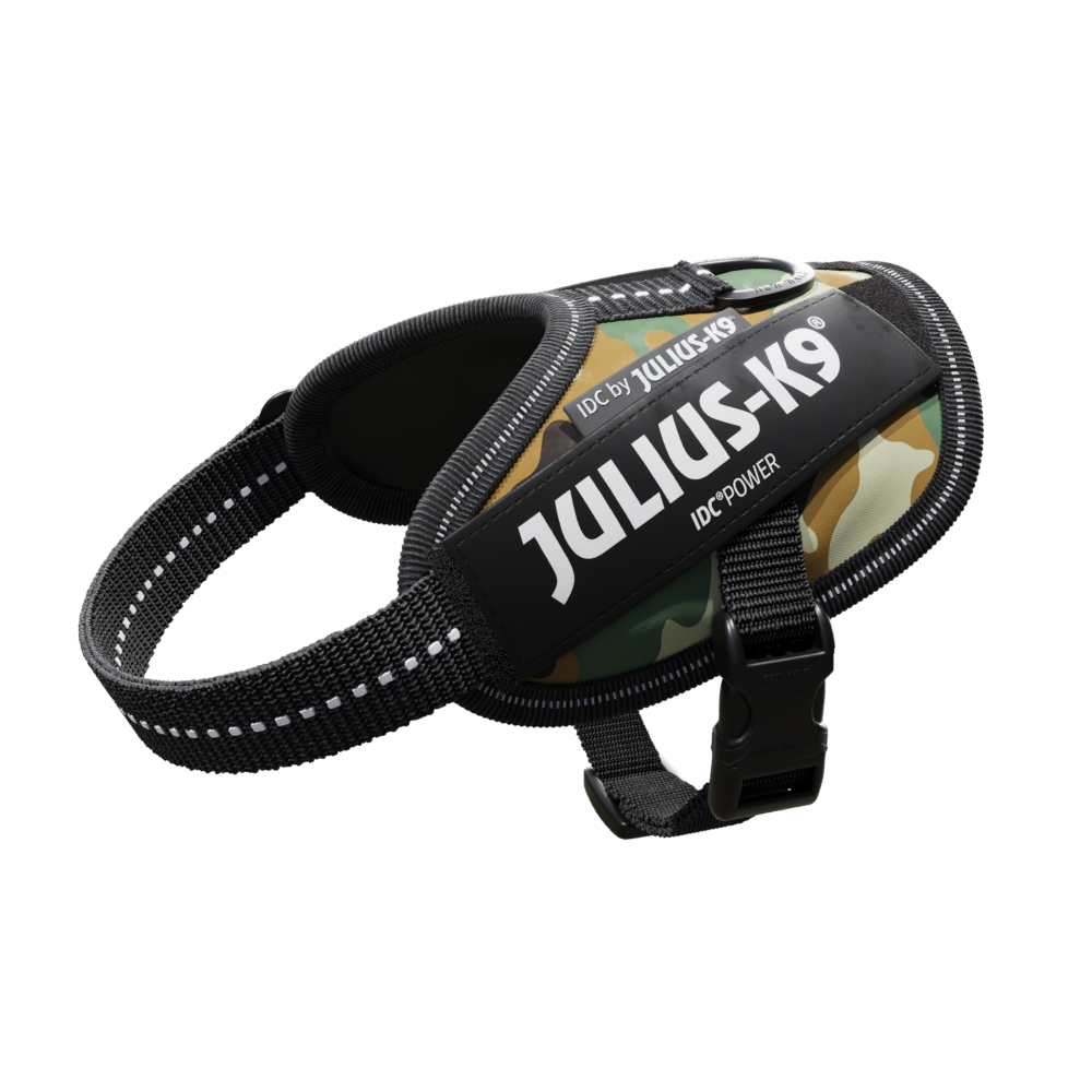 JULIUS-K9 IDC® Power postroj – maskáčový - Velikost 2XS: Obvod hrudníku 33 - 45 cm