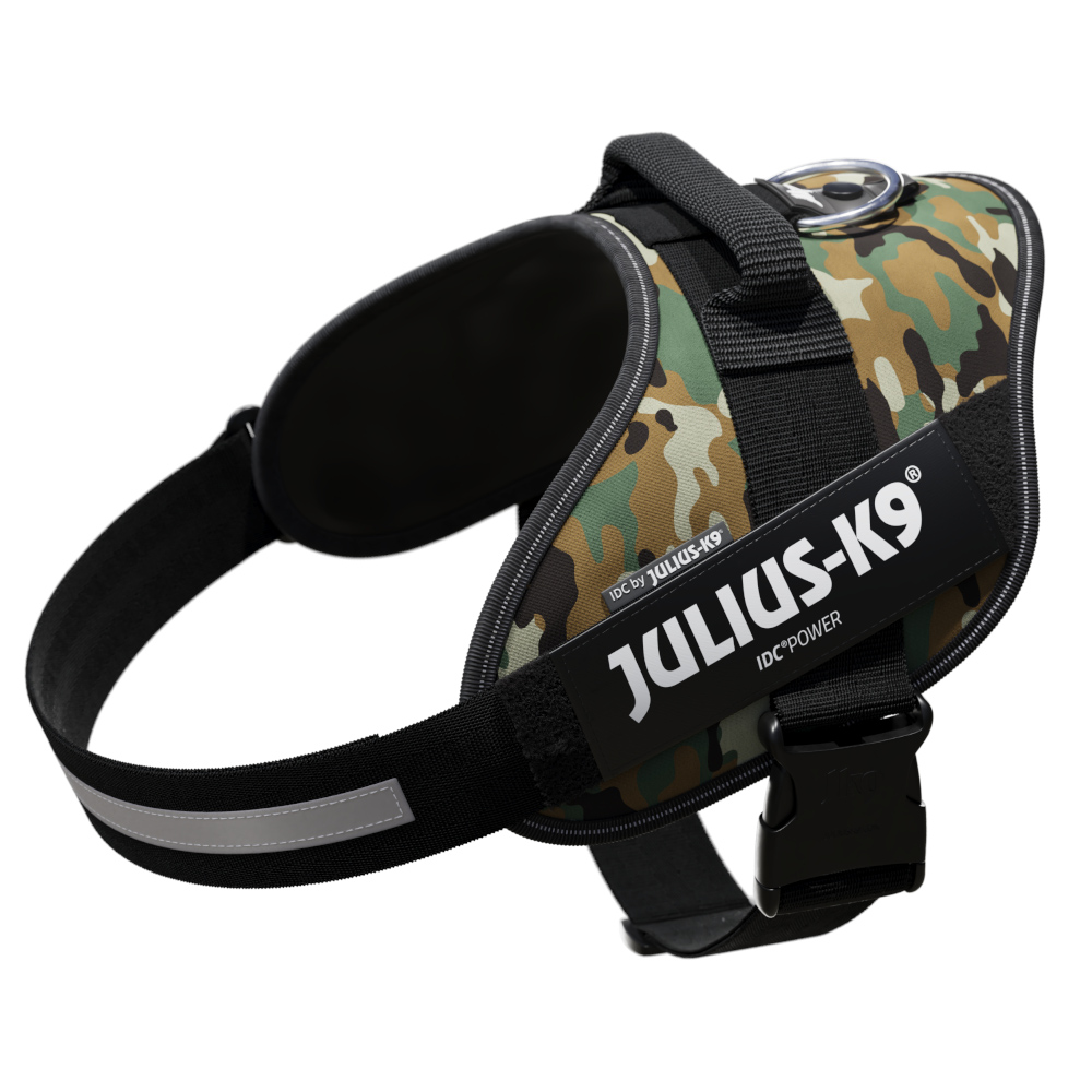 JULIUS-K9 IDC® Power postroj – maskáčový - Velikost XL: Obvod hrudníku 71–96 cm