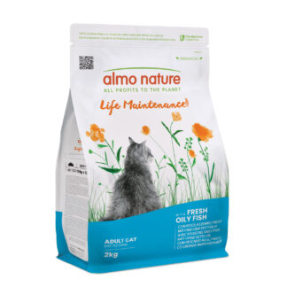 Almo Nature Functional Life Maintenance tučné ryby a rýže - Výhodné balení: 2 x 2 kg