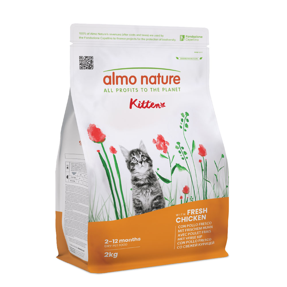 Almo Nature Cat Functional Kitten Chicken & Rice - Výhodné balení 2 x 2 kg