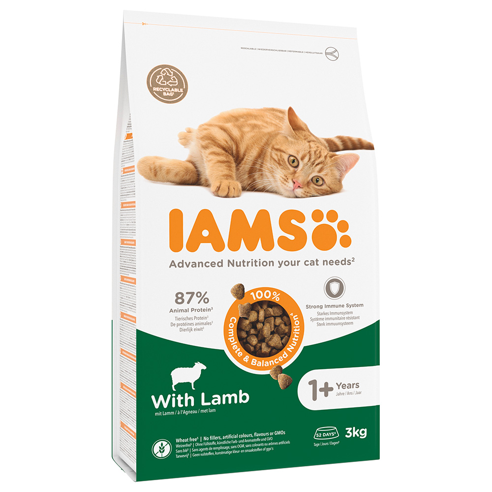 IAMS Advanced Nutrition Adult Cat s jehněčím - 2 x 3 kg