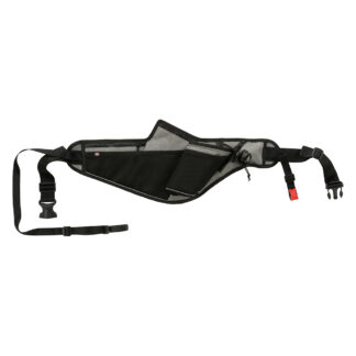 Trixie běžecký pás s vodítkem - šedý/černý - pás: 70 – 130 cm