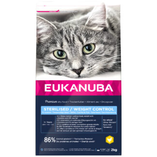 Eukanuba Sterilised/Weight Control Adult - Výhodné balení: 3 x 2 kg