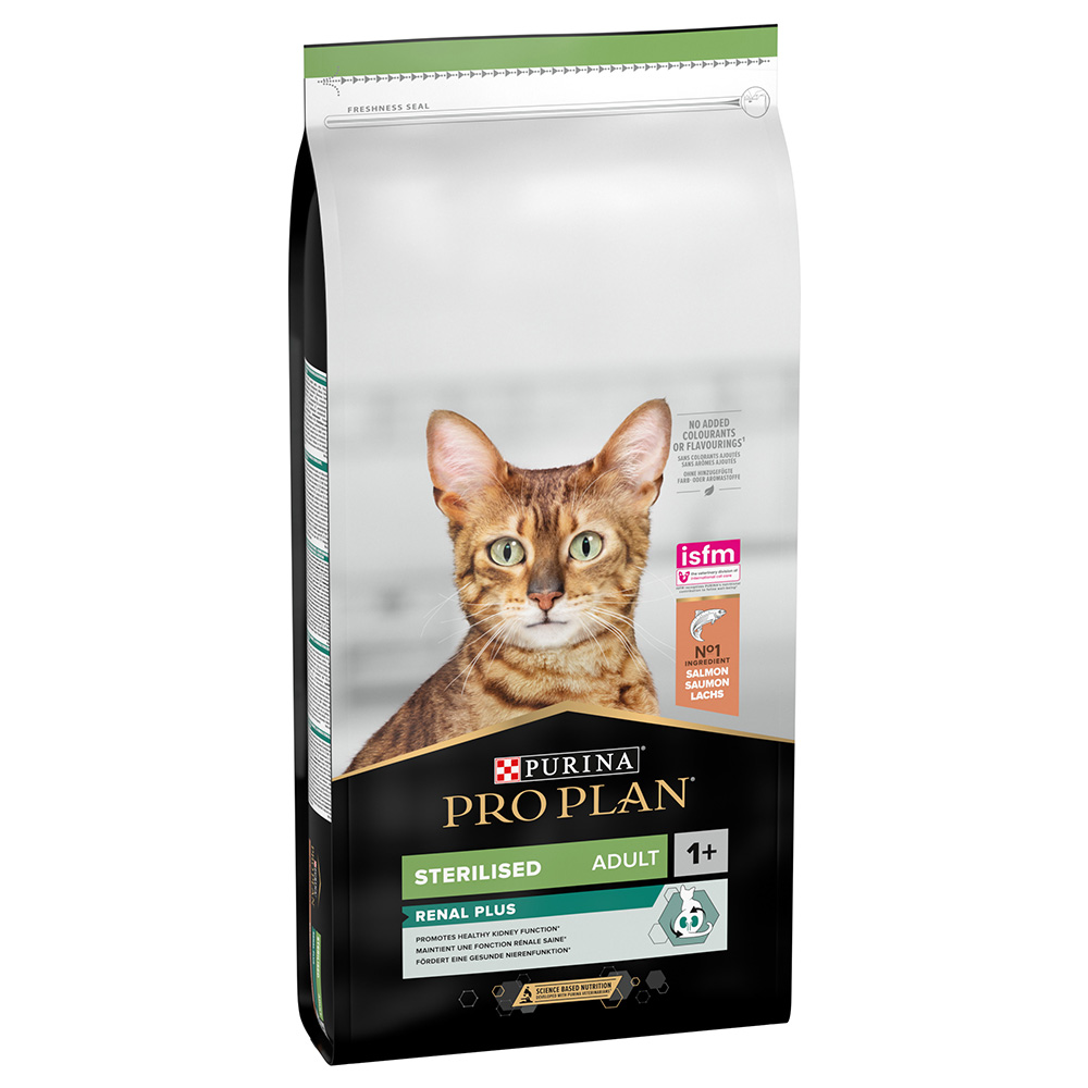 PURINA PRO PLAN Sterilised Adult Renal Plus losos - Výhodné balení 2 x 14 kg