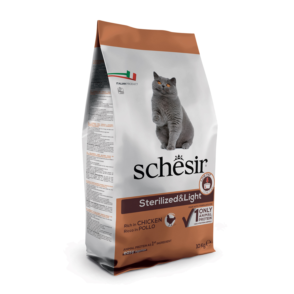 Schesir Sterilized & Light - 2 x 10 kg
