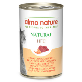 Almo Nature HFC 12 x 140 g - Tuňák & krevety