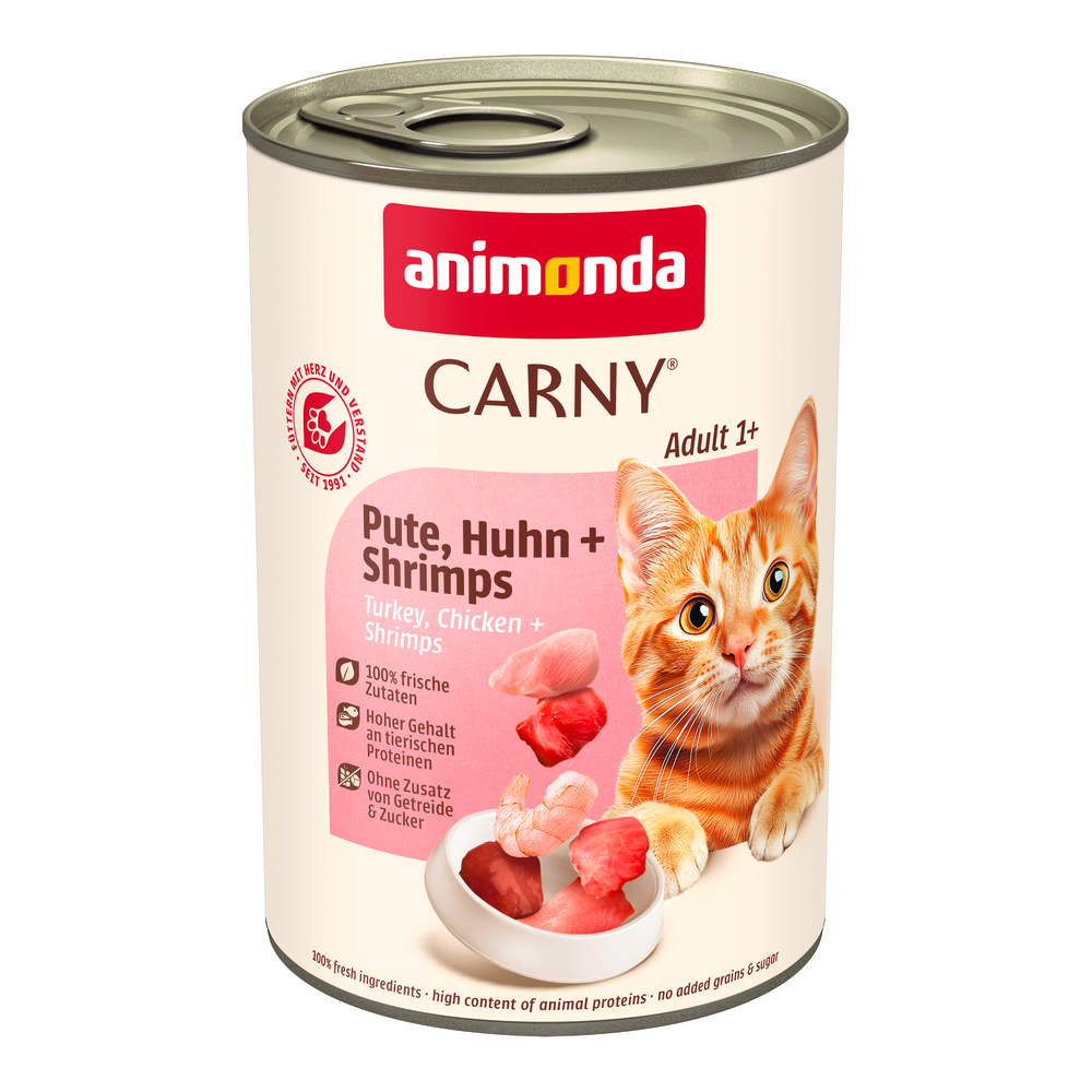 animonda Carny Adult 12 x 400 g - Krůtí