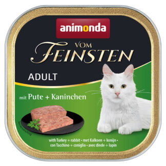 animonda Vom Feinsten Adult 32 x 100 g - krůtí a králík