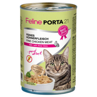 Feline Porta 21 12 x 400 g - kuřecí maso s aloe