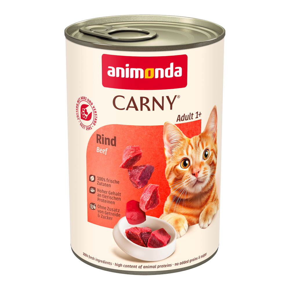 animonda Carny Adult 12 x 400 g - Hovězí