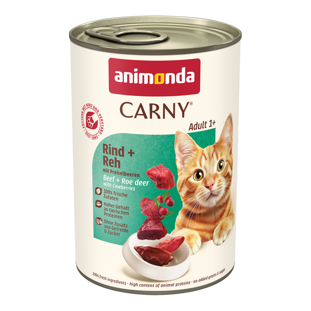 animonda Carny Adult 12 x 400 g - Hovězí