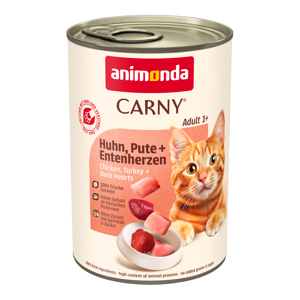 animonda Carny Adult 12 x 400 g - Krůtí