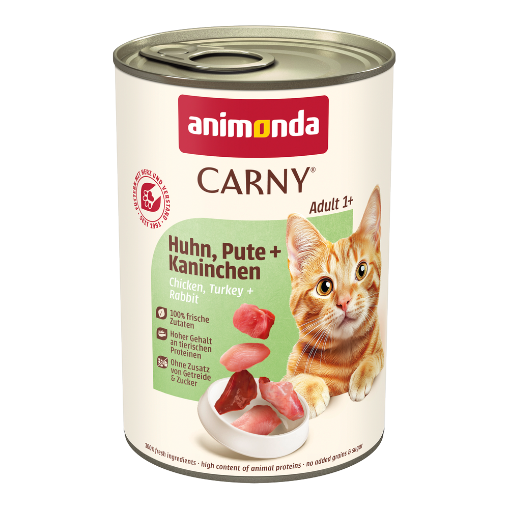 animonda Carny Adult 12 x 400 g - Krůtí