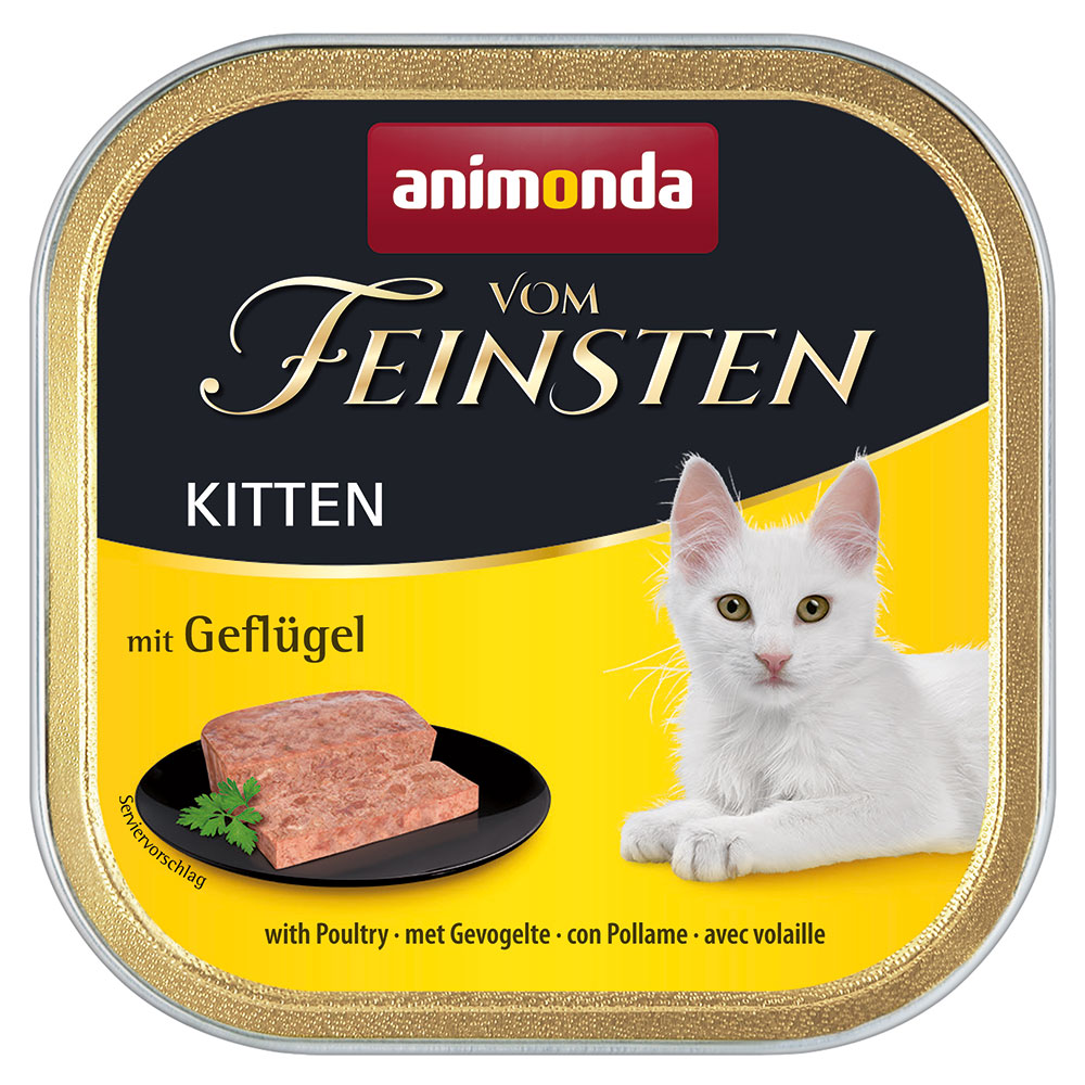 animonda vom Feinsten Kitten 6 x 6ks (36 x 100 g) - drůbeží