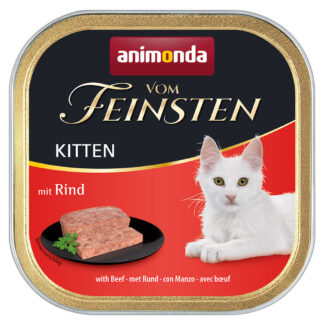 animonda vom Feinsten Kitten 6 x 6ks (36 x 100 g) - hovězí