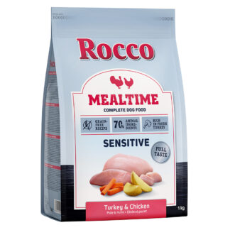Rocco Mealtime Sensitive krůtí a kuřecí - 5 x 1 kg